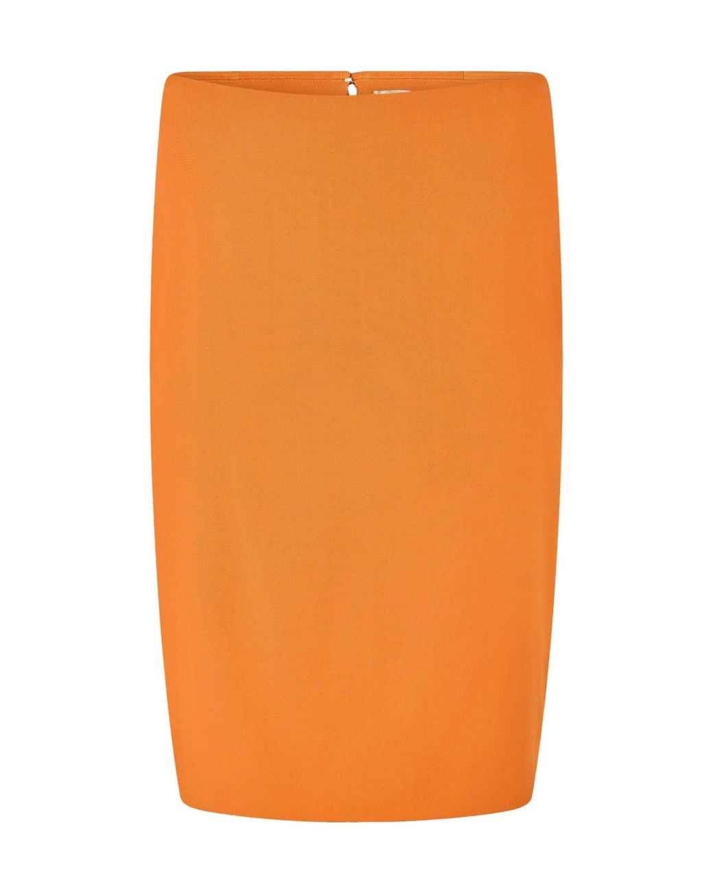 Saint Laurent Orange Cryn Stn Skrt Ld54