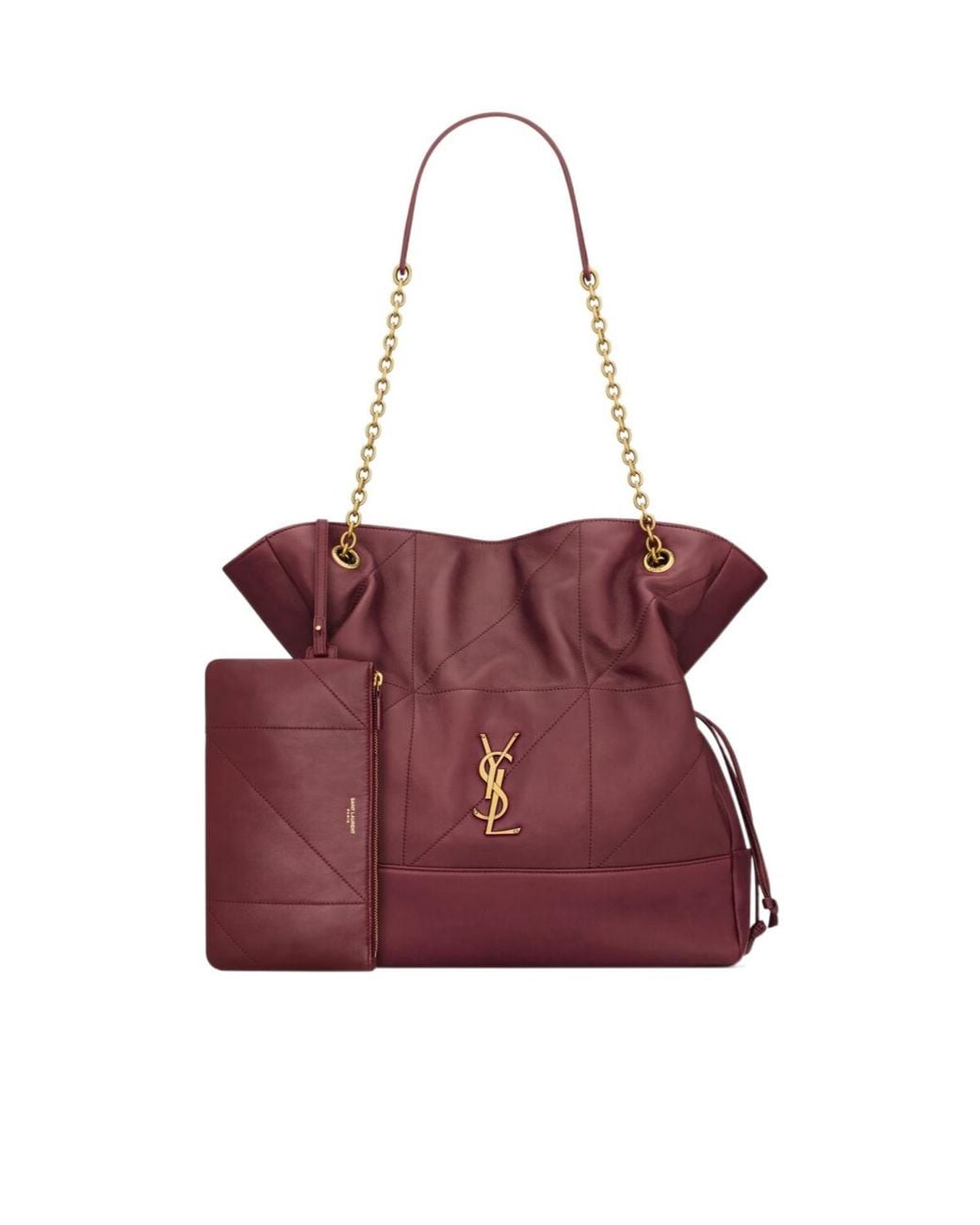 Saint Laurent Red Jamie 4.3 Logo Plaque Shoulder Bag