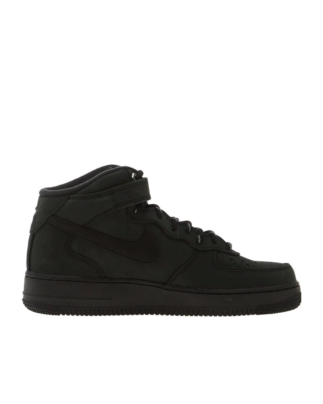 Nike Black Mid-Top Sneakers for men