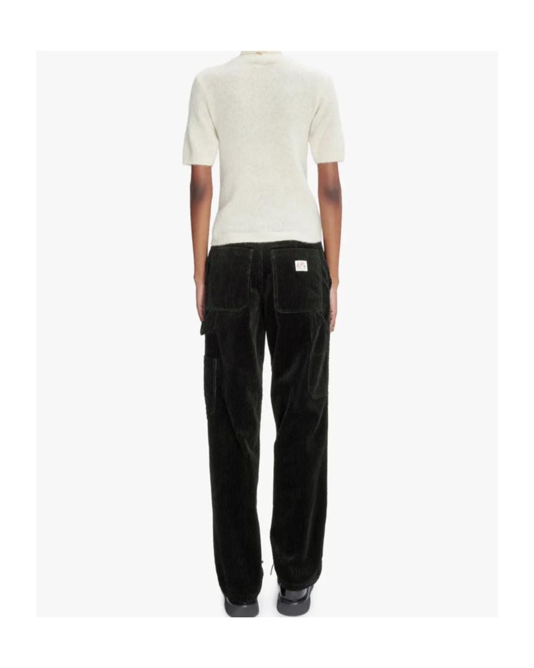 A.P.C. White High-Neck Short-Sleeved Jumper