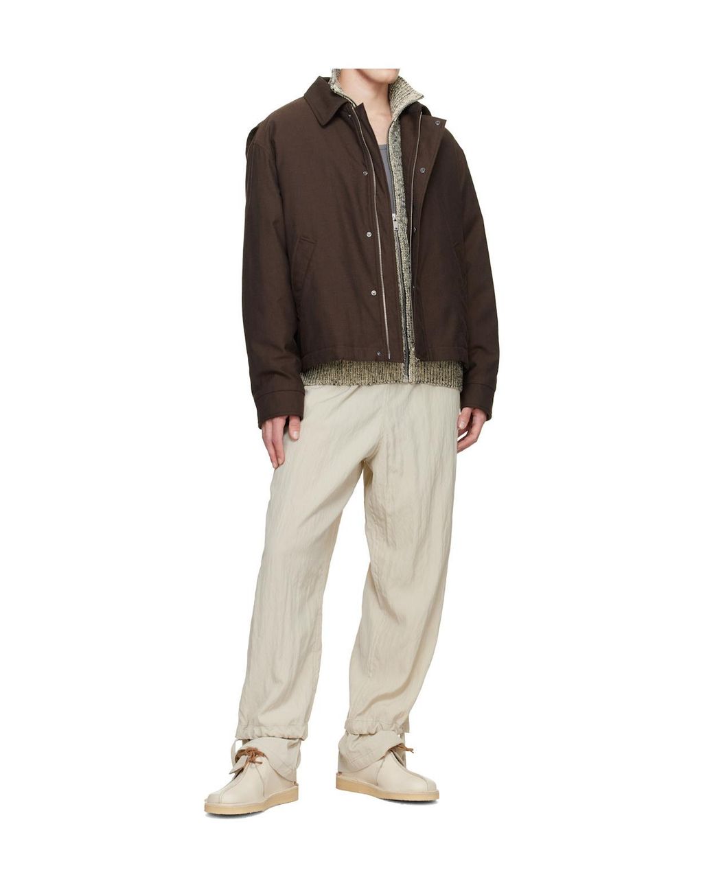 Clarks Natural Desert Trek Derby Shoes for men