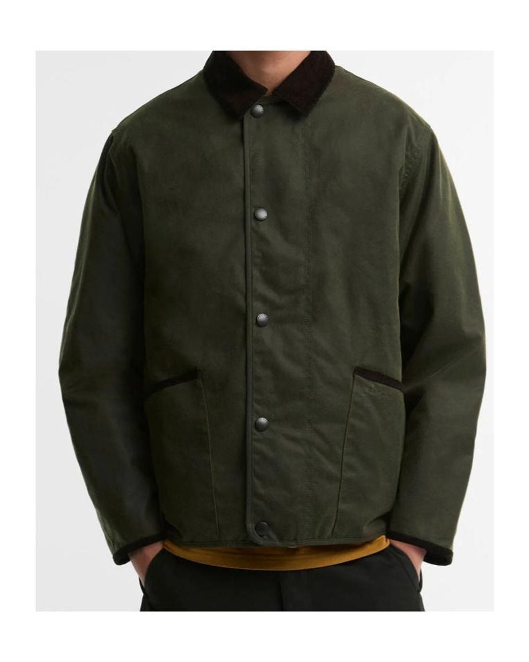 Barbour Green Liddesdale Quilted Short Jacket for men