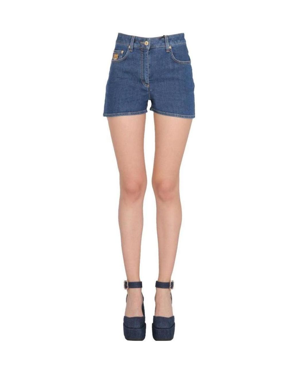 Moschino Blue Casual Shorts