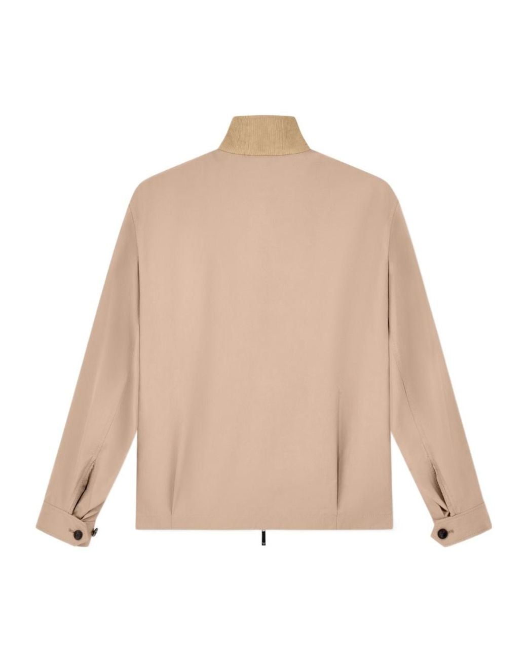 Emporio Armani Natural Stand Collar Zip Jacket for men