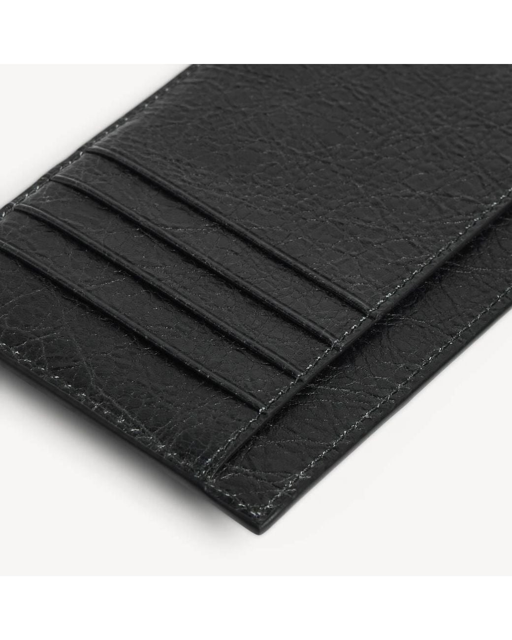 Balenciaga Black Le City Card Holder Wrist Pouch for men