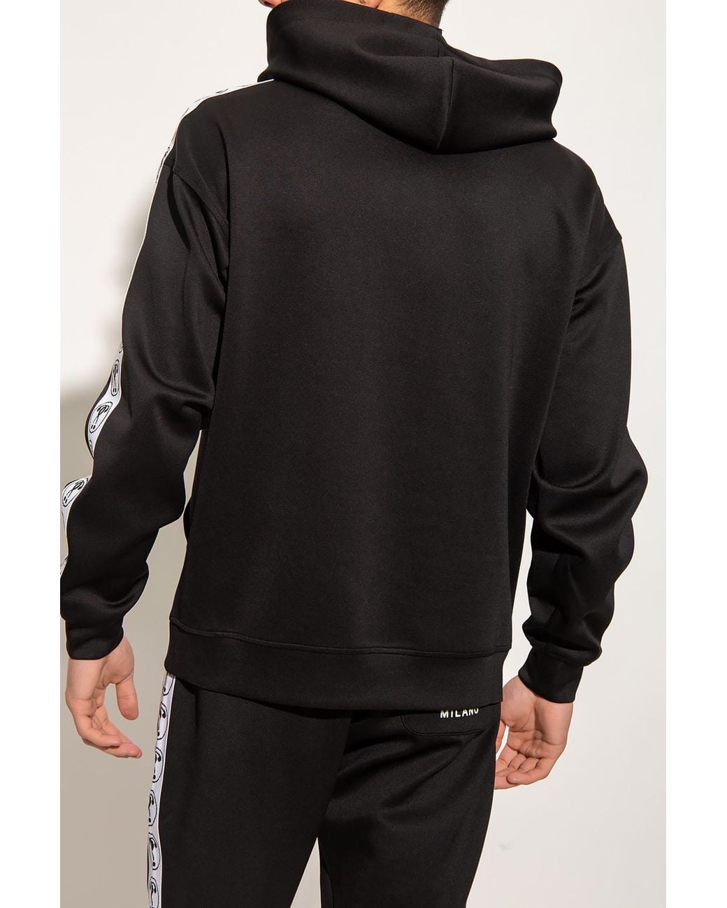 Moschino Black Long-Sleeved Casual Jacket for men