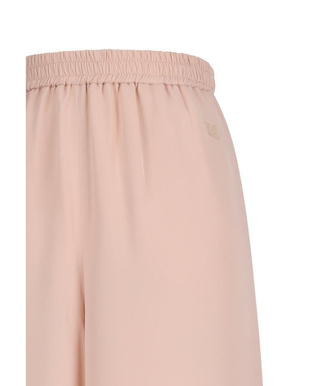 Max Mara White Mxmvolonta Wide-Leg Pants