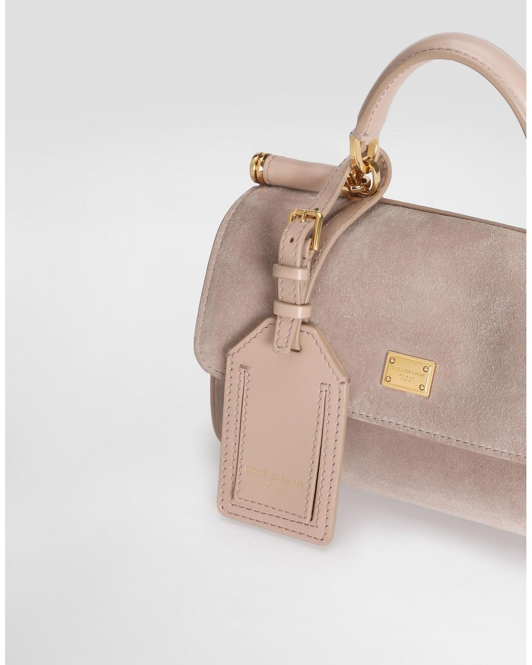 Dolce & Gabbana Pink Top Handle Shoulder Bag