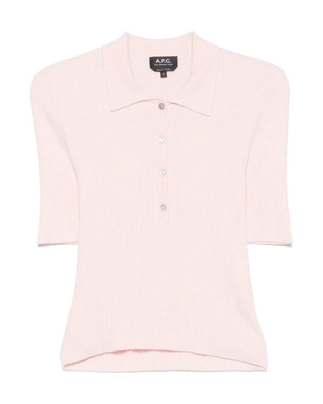 A.P.C. Pink Danae Polo Shirt