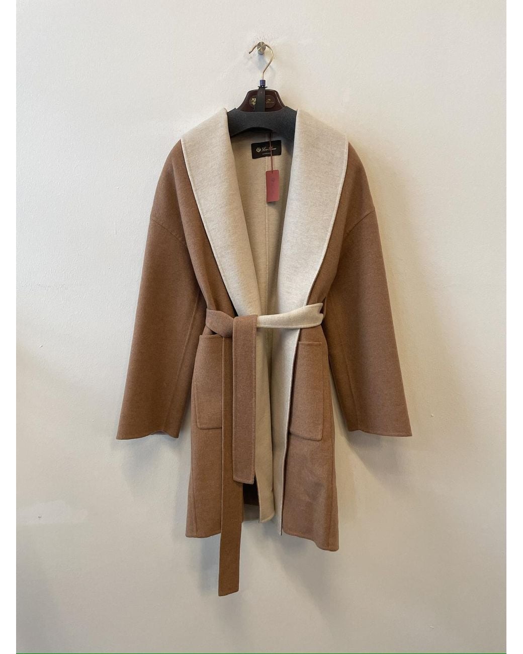 Loro Piana Natural Long-Sleeved Coat