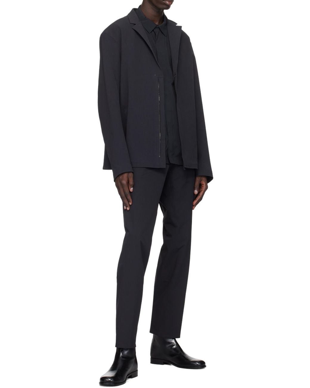 Arc'teryx Black Spre Suit Coat for men