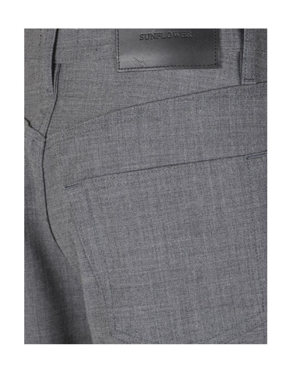 sunflower Gray Boot Straight-Leg Trousers for men