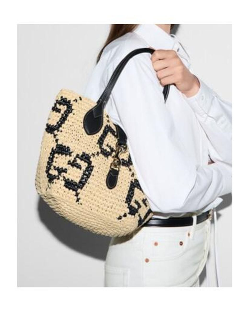 Gucci Metallic Mini Gg Tote Bag