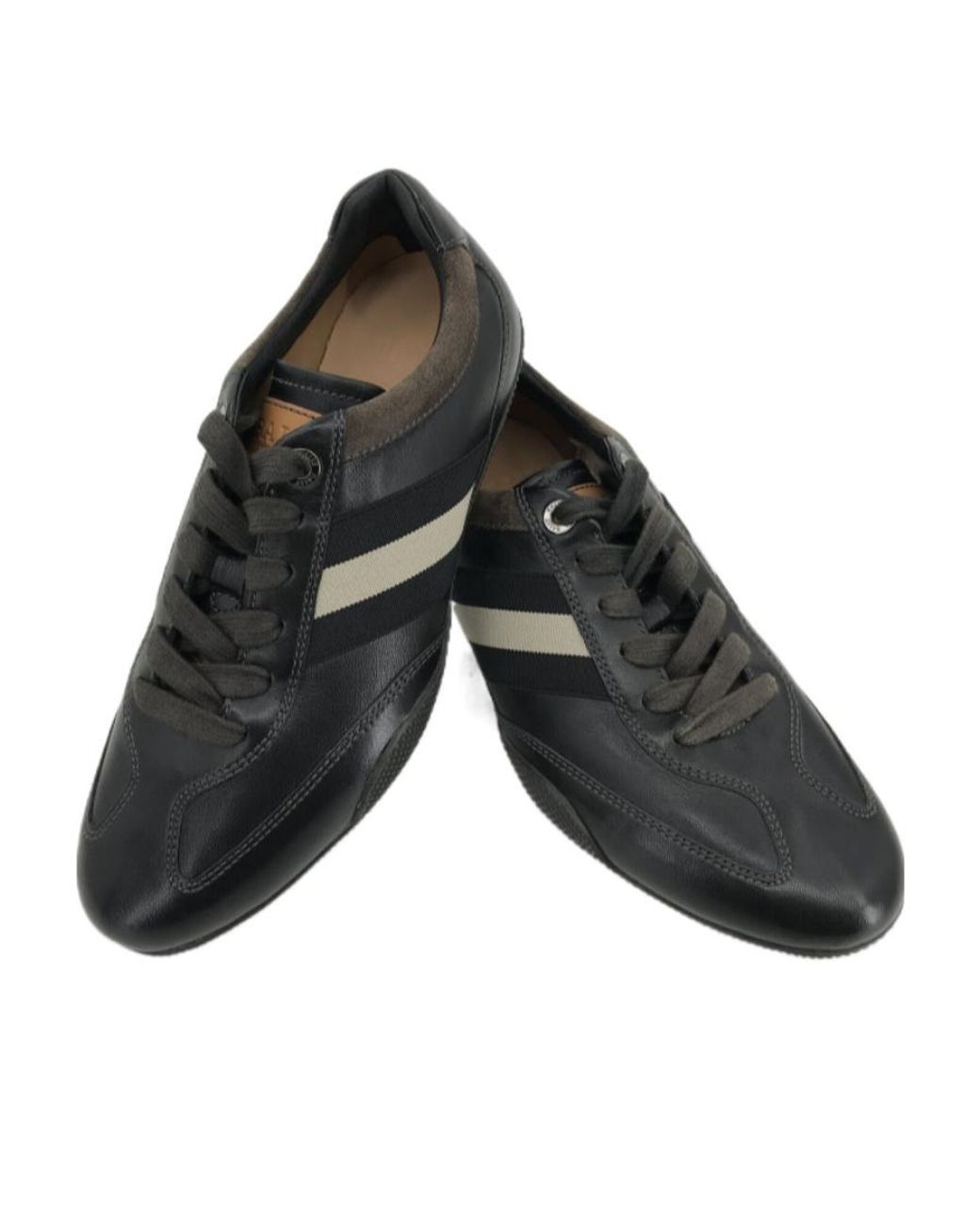Bally Black Logo Casual Sneakers for men