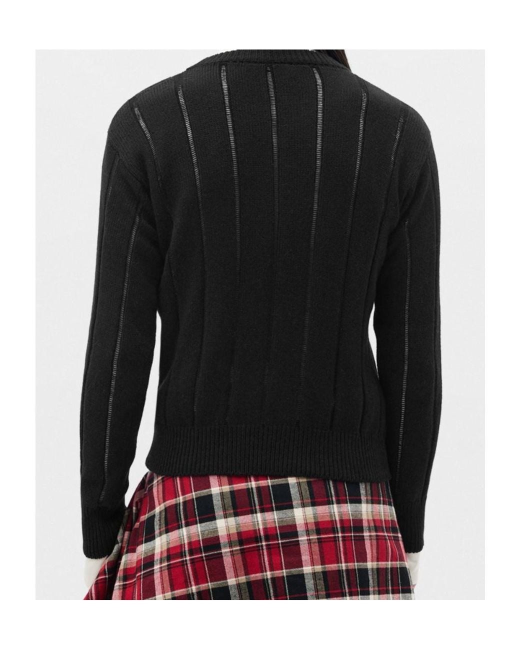 Ann Demeulemeester Multicolor Rikki Brushed-Rib Sweater for men