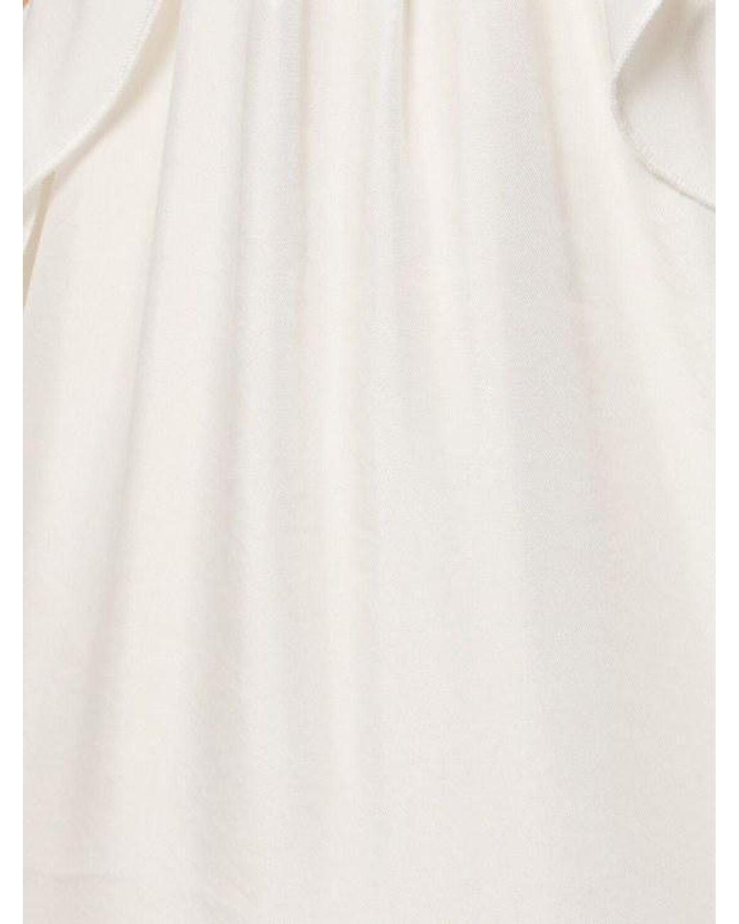 Jonathan Simkhai White Emily Pleated Maxi Slip Dress