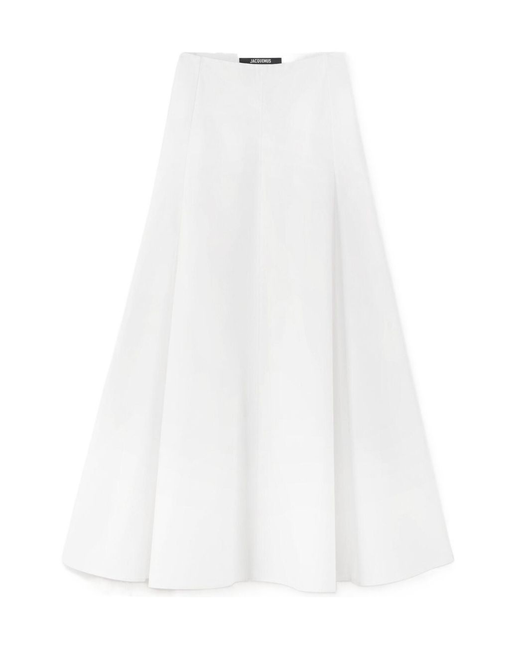Jacquemus White La Jupe Triangle Flared Skirt