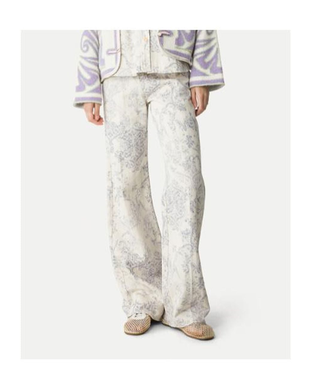 Forte_forte White 5Pocket Trousers Nontiscordardime