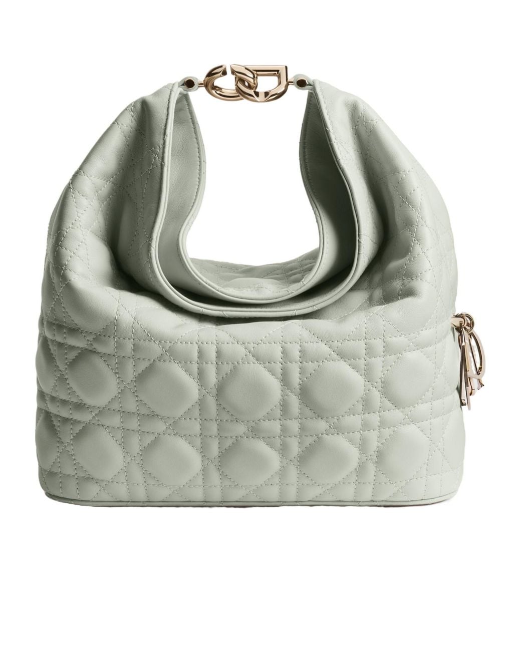 Dior Gray Small Toujours Hobo Bag