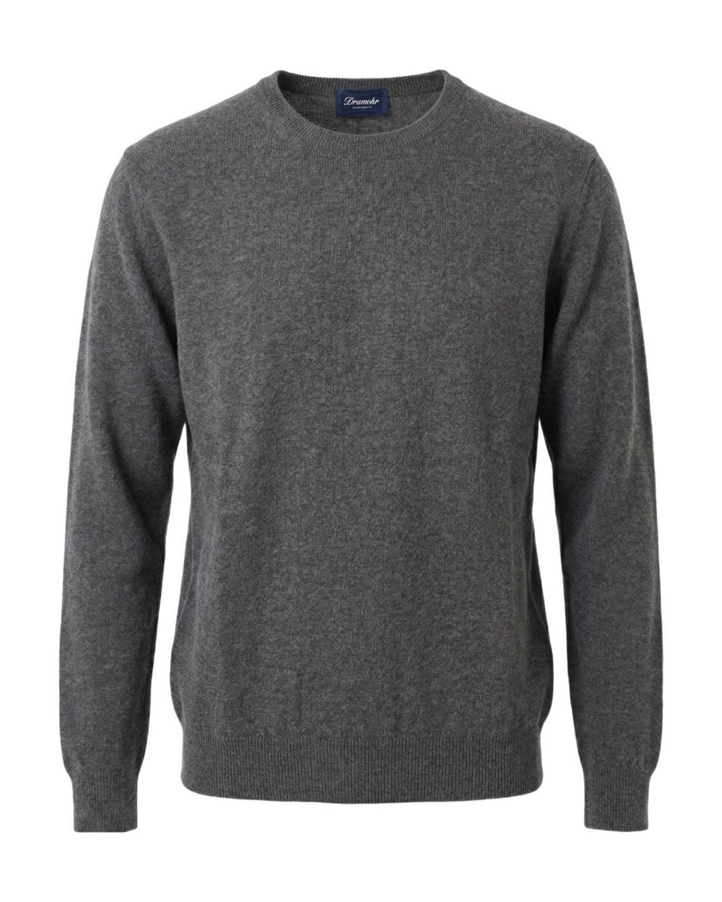 Drumohr Gray Crew-Neck Sweater for men