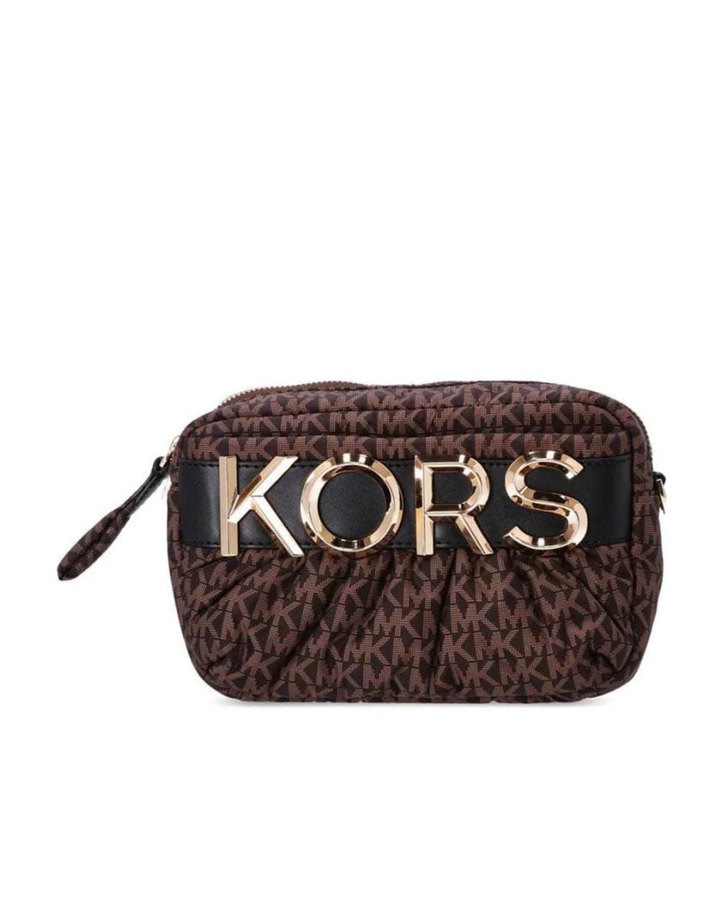 Michael Kors Black Logo-Plaque Crossbody Bag