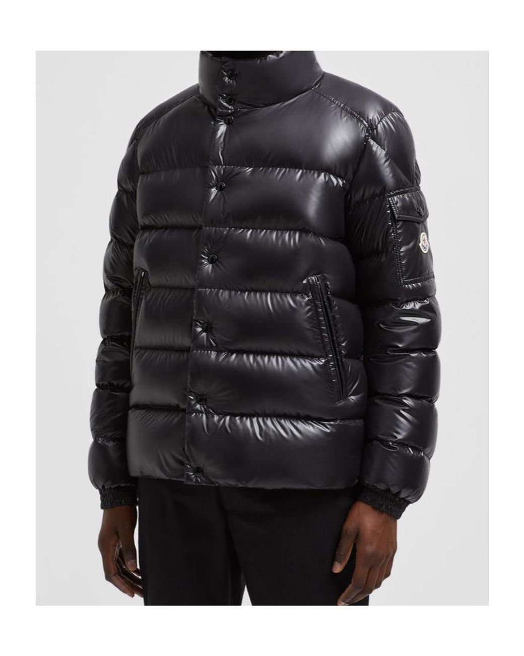 Moncler Black Lule Short Down Jacket for men