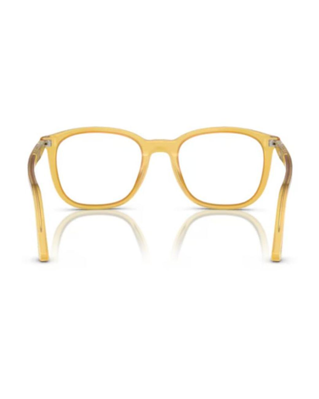 Persol Metallic Square Frame Glasses for men