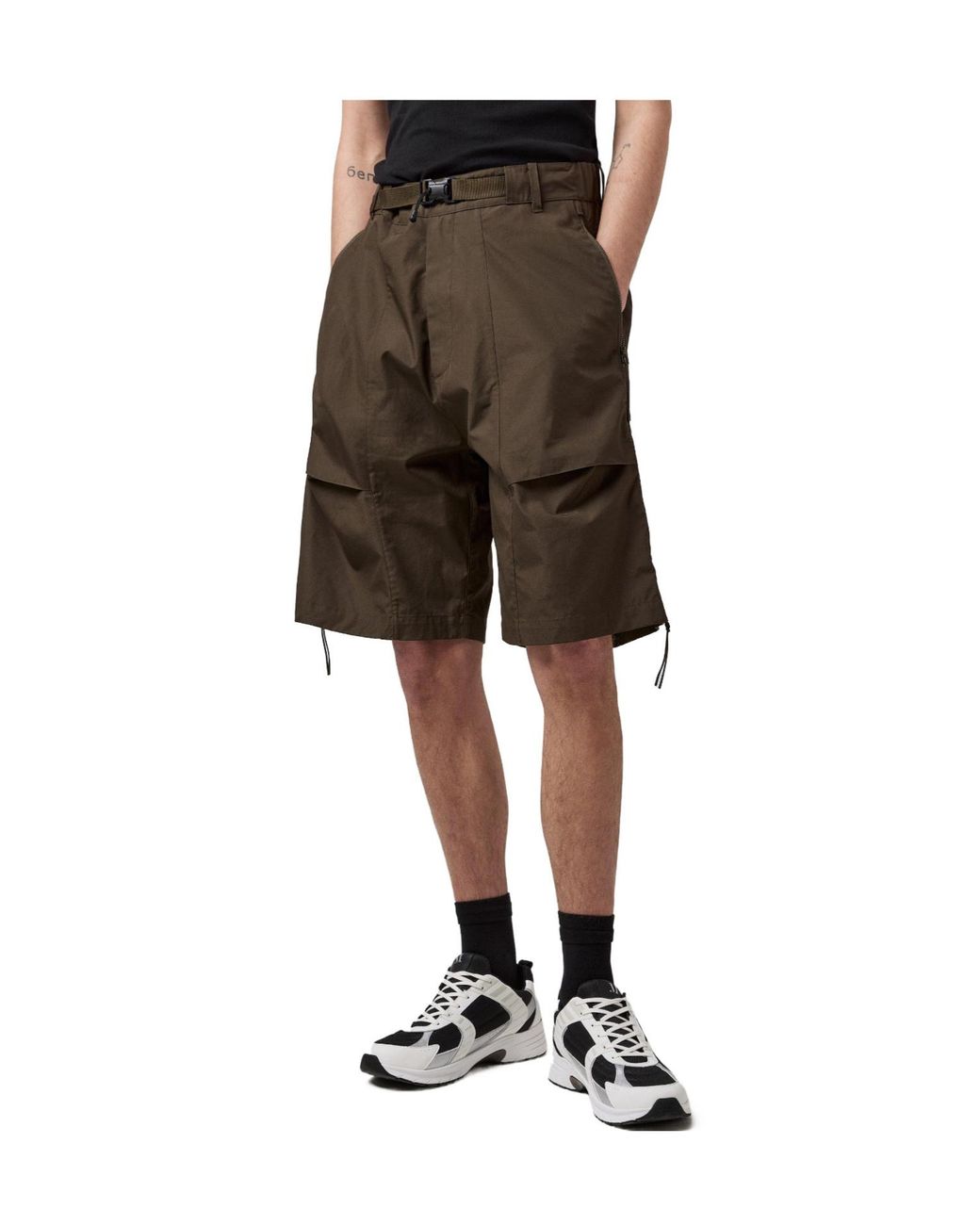 C P Company Green Cargo Shorts for men