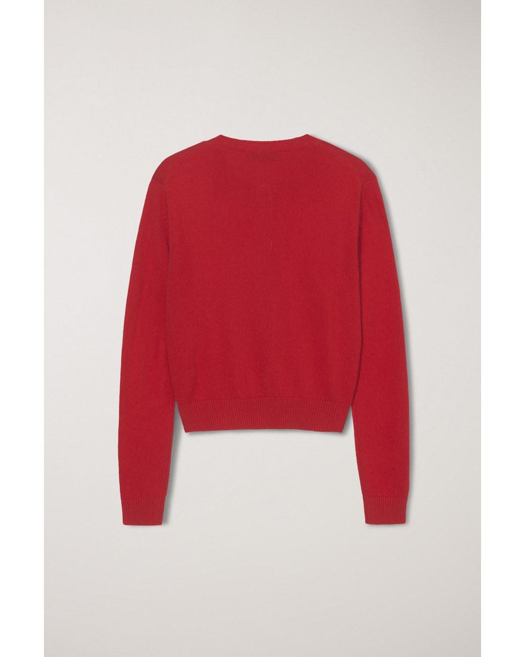 DUNST Red Long-Sleeve Cardigan