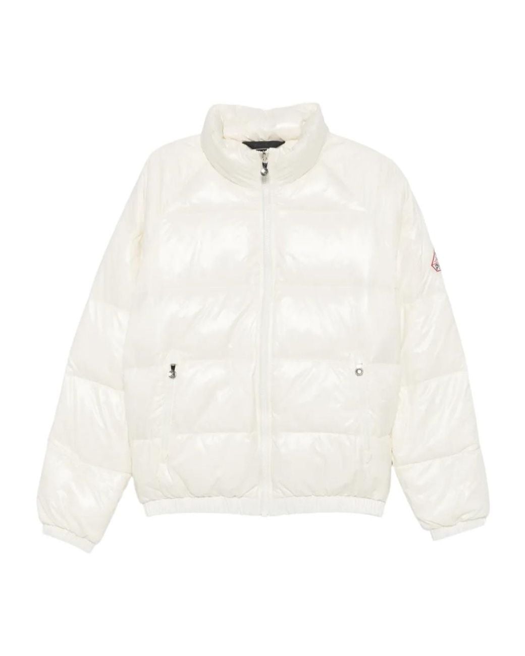 Pyrenex White Zip Padded Jacket for men