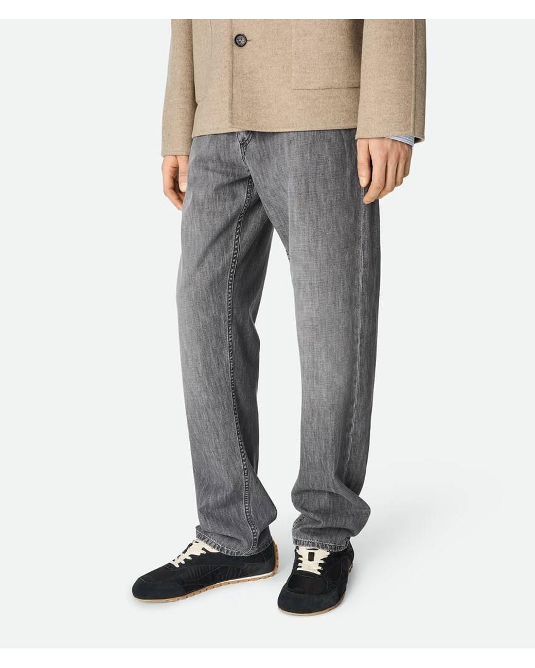 Bottega Veneta Black Orbit Flash Sneakers for men