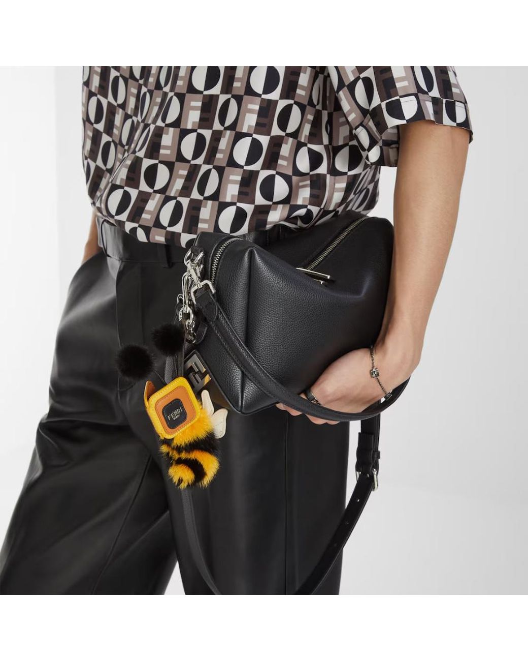 Fendi Metallic Bee Charm for men