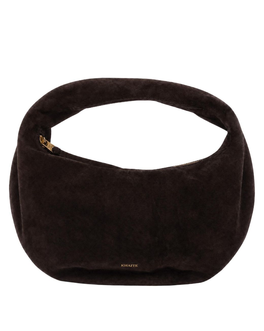 Khaite Black Olivia Crescent Mini Tote Bag