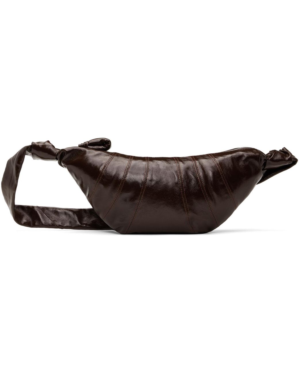 Lemaire Brown Medium Croissant Shoulder Bag