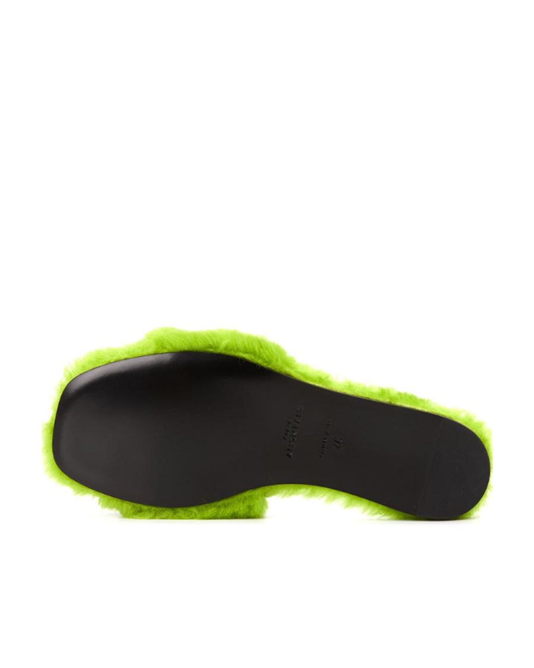 Givenchy Green Open-Toed Slippers