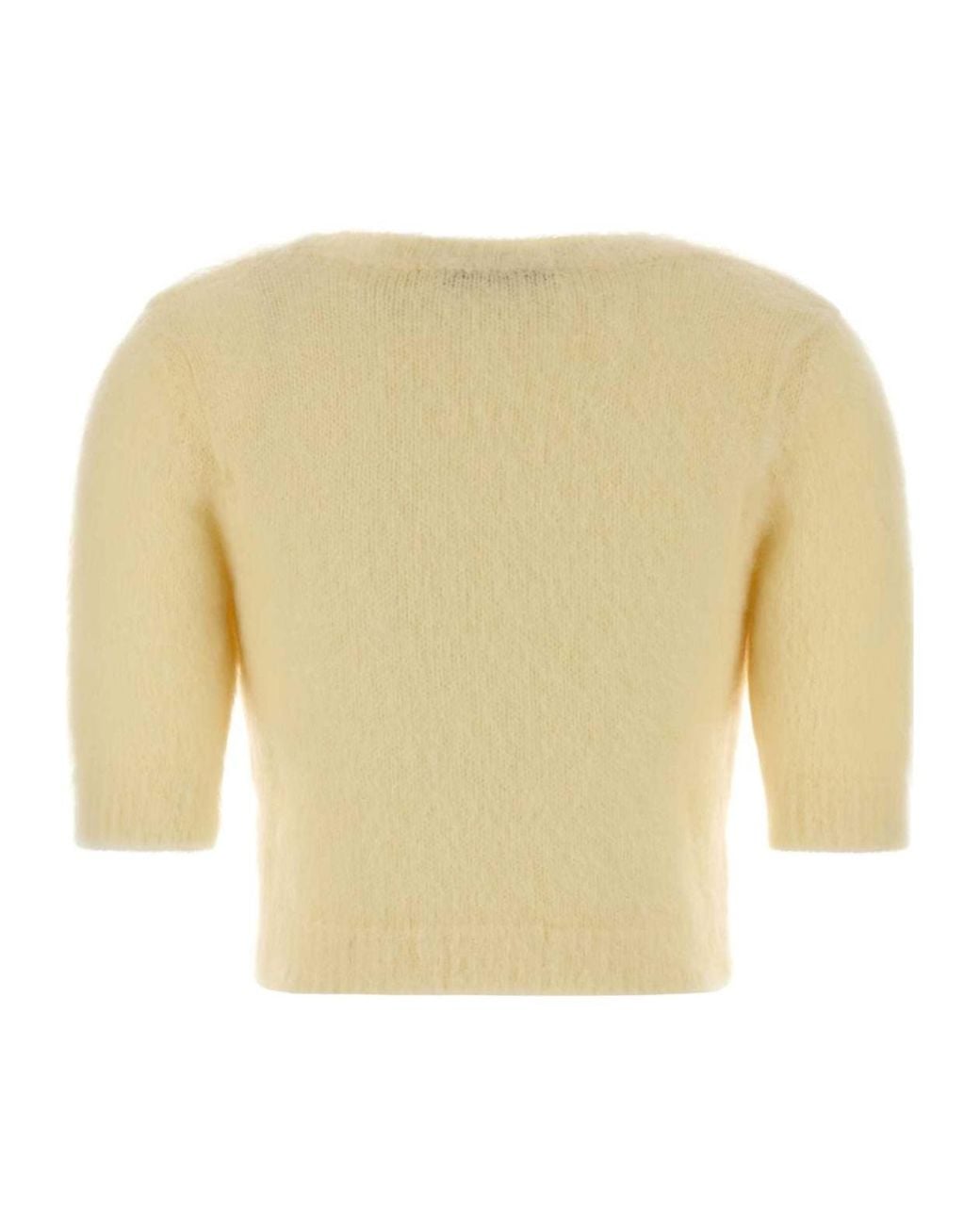 Alessandra Rich Natural Carded Knitted Jumper