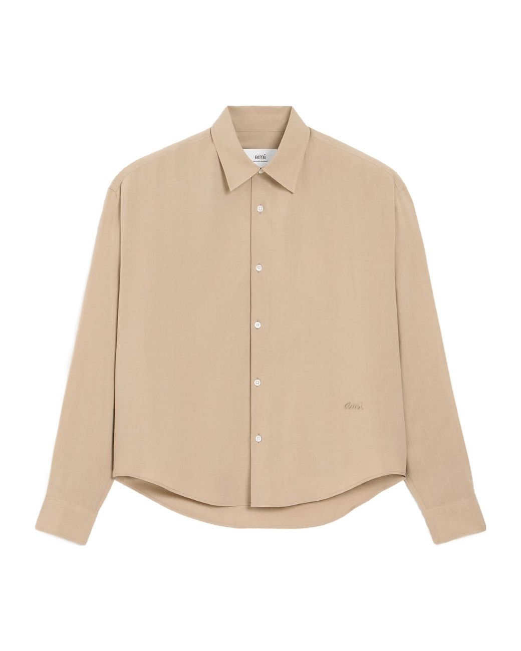 AMI Natural Long Sleeve Shirt for men