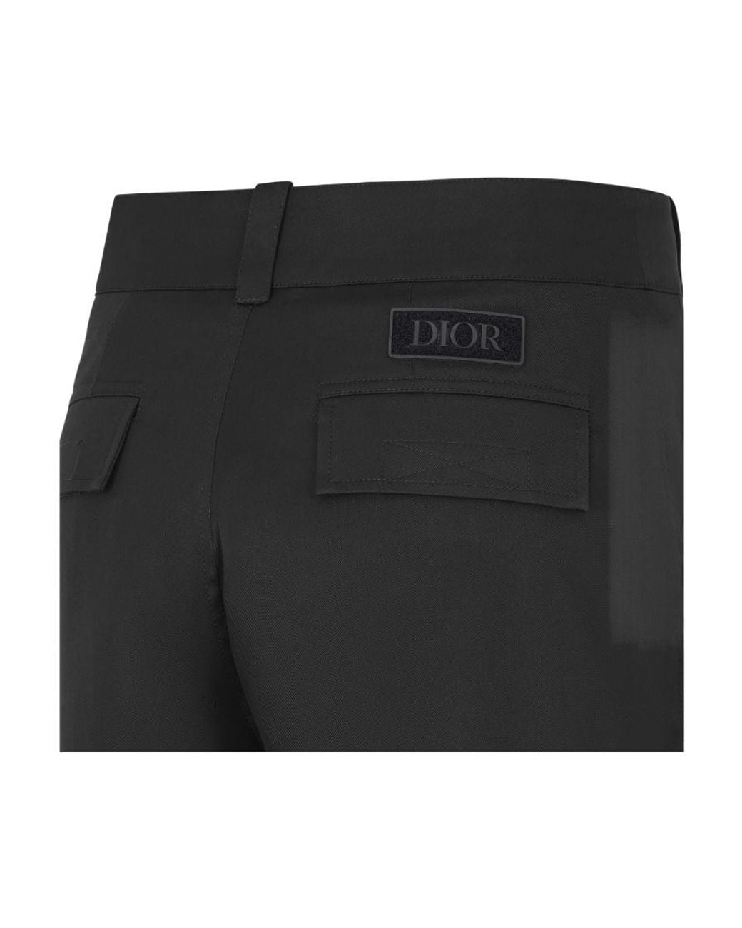 Dior Black Homme Zip Detailed Cargo Pants for men
