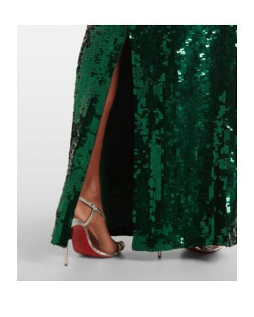 Jenny Packham Green Ballroom Blitz Sequined Gown