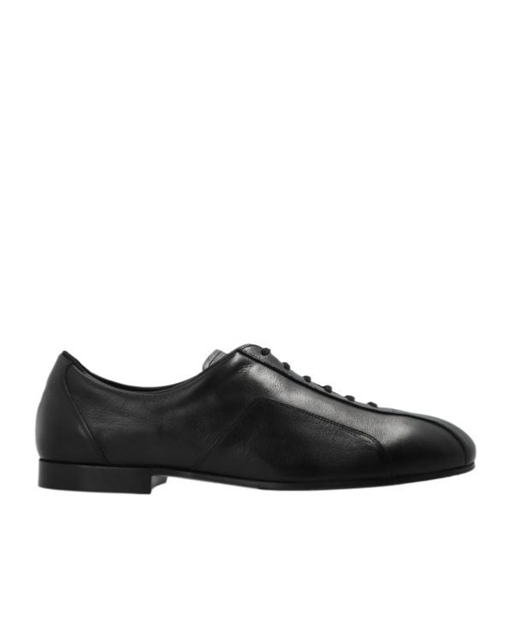 Jil Sander Black Minimal Lace-Up Shoes for men