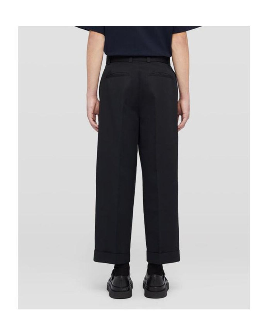 Jil Sander Black Belted Trousers for men