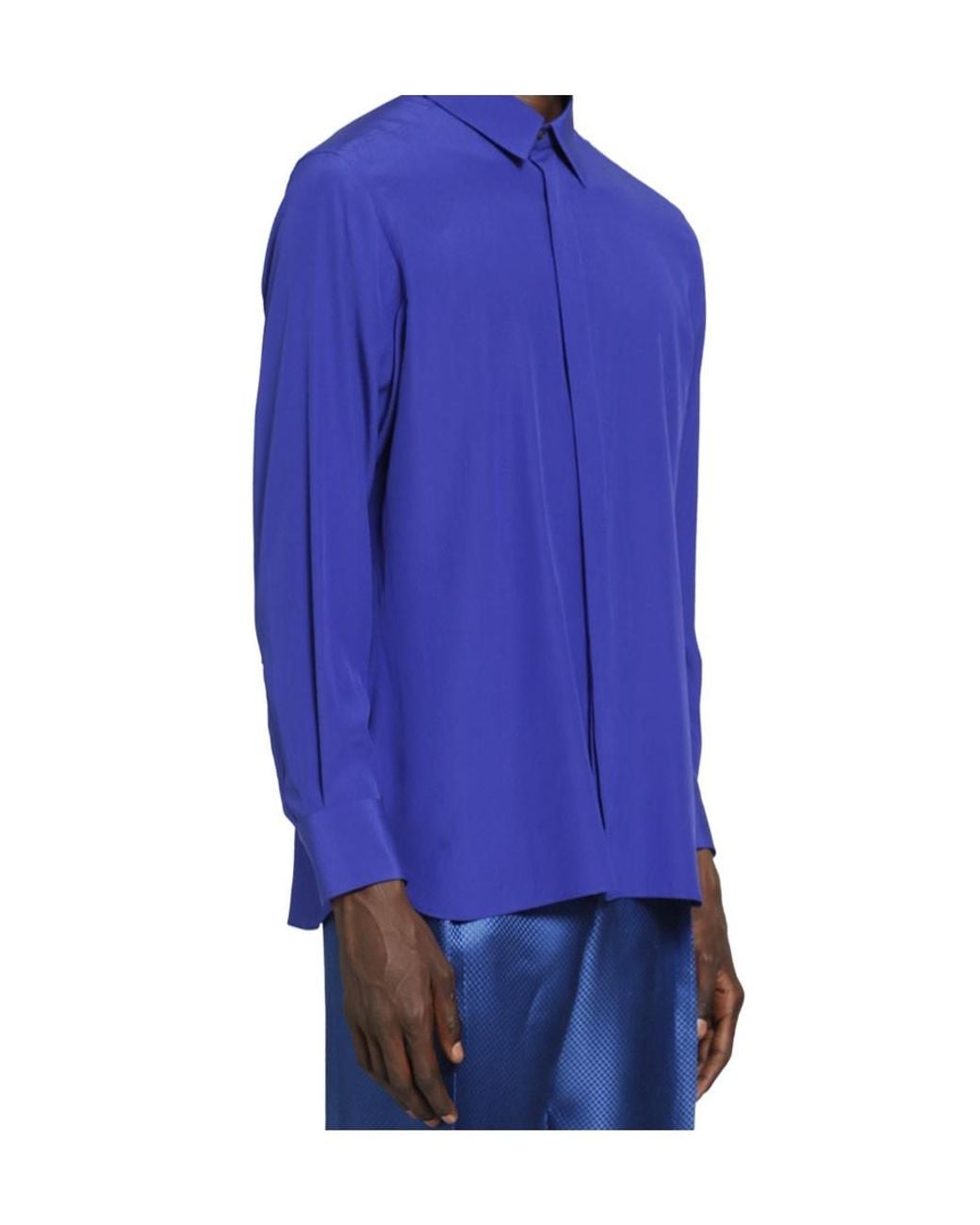Tom Ford Blue Long-Sleeve Shirt for men
