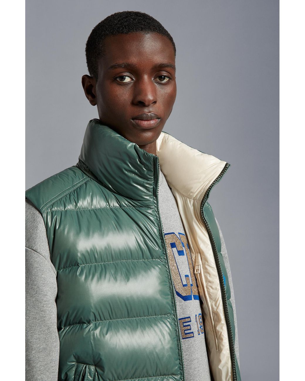 Moncler Green Parke Down Gilet for men
