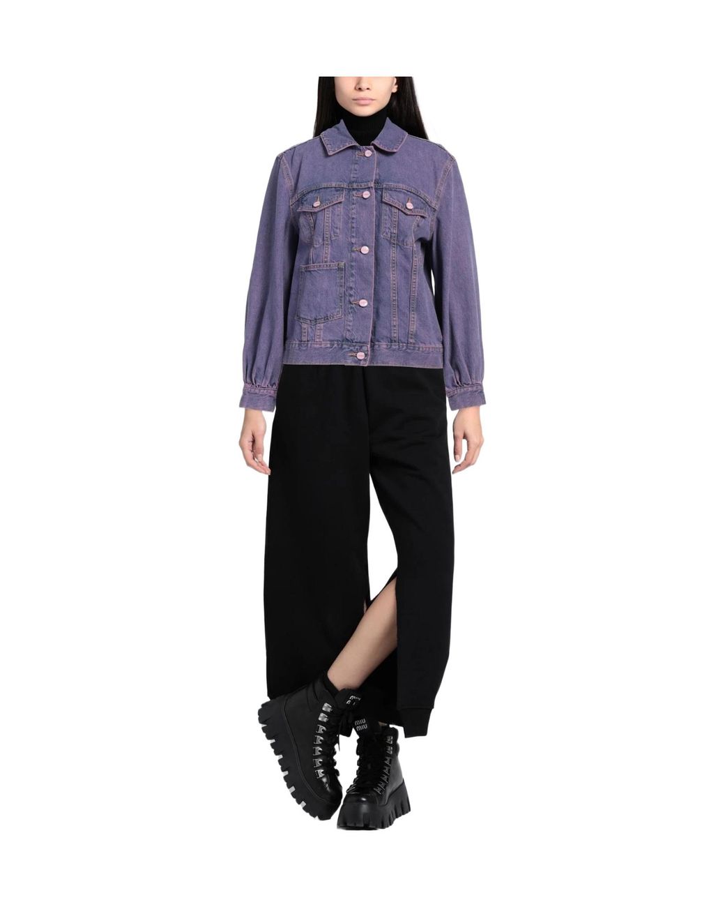 Ganni Blue Denim Jackets