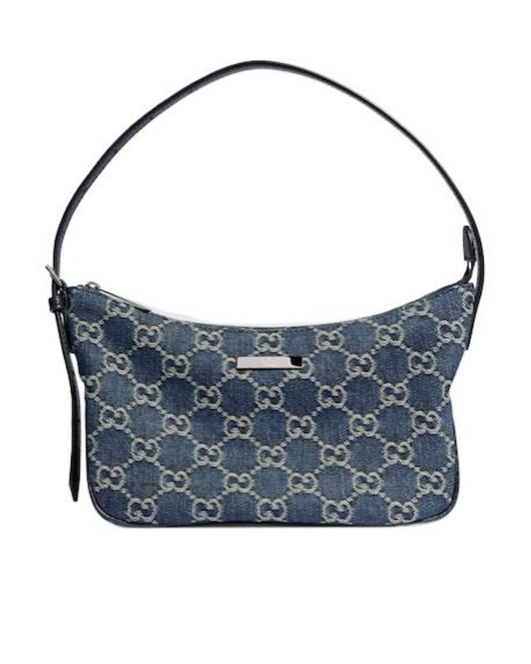 Gucci Blue Lady Lunetta Small Shoulder Bag