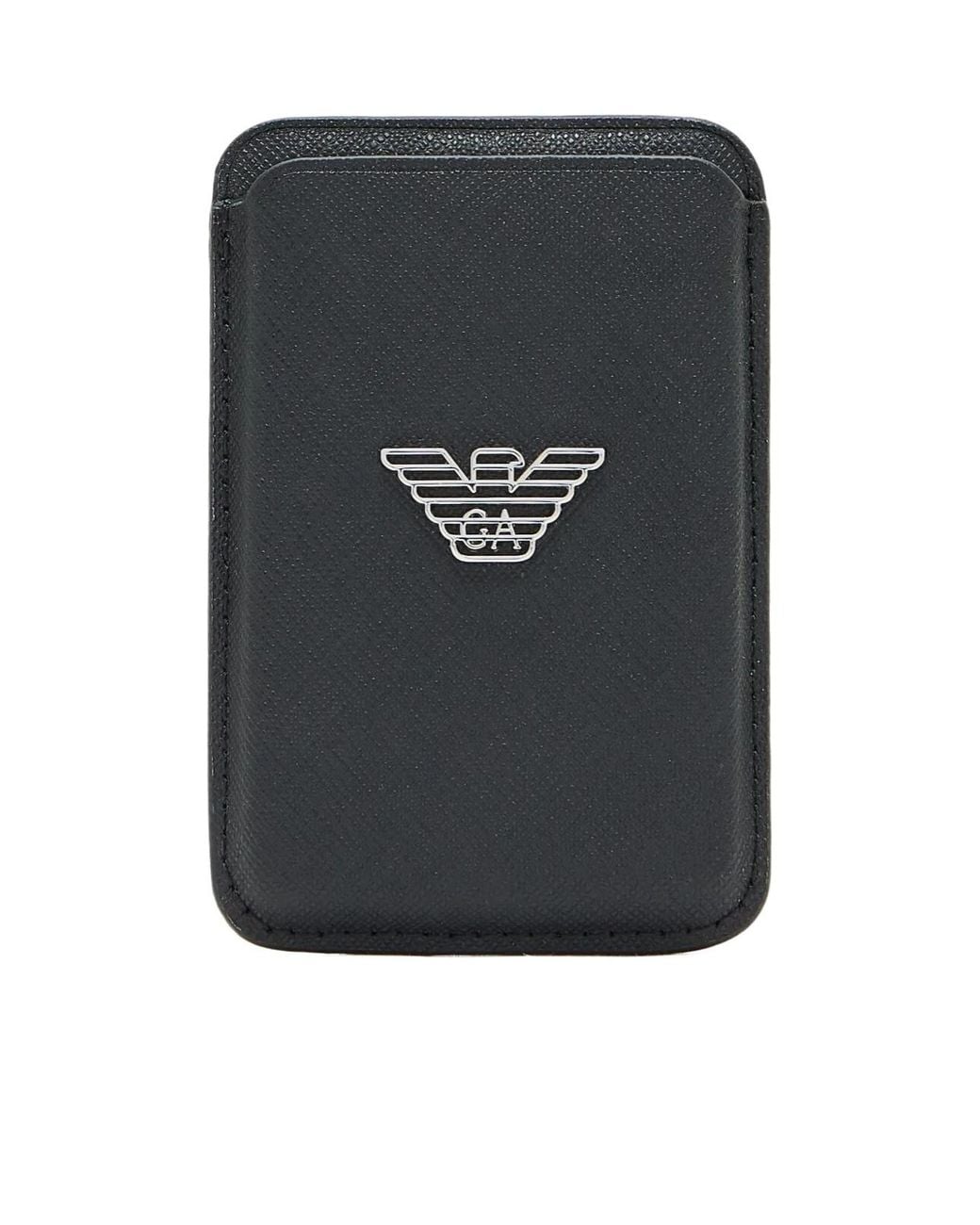 Emporio Armani Black Phone Case for men