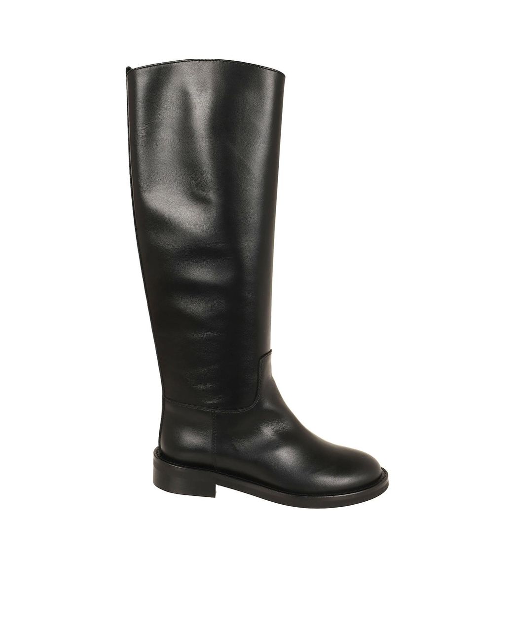 Via Roma 15 Black High Shaft Riding Boots