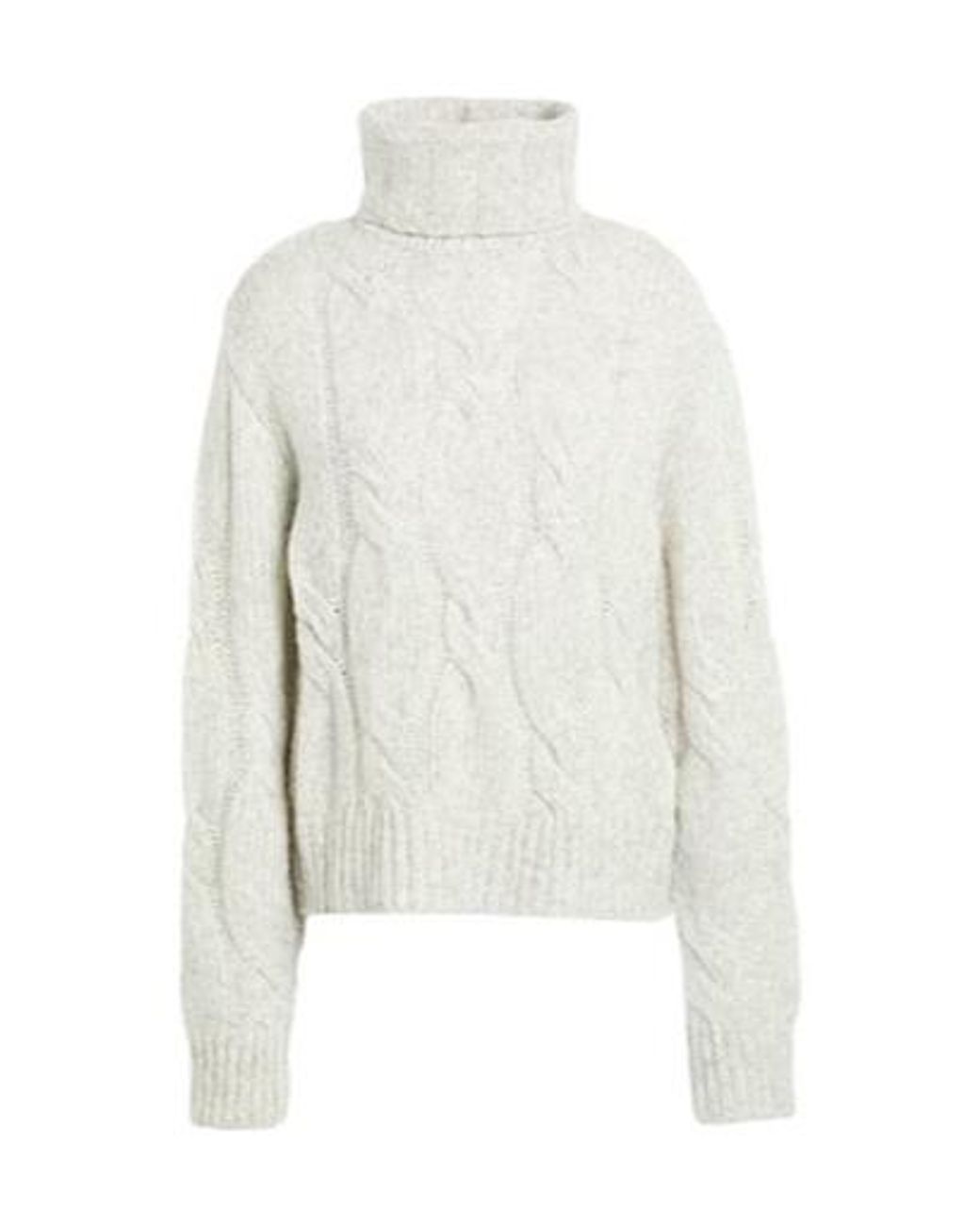 MAX&Co. White Turtleneck Sweater