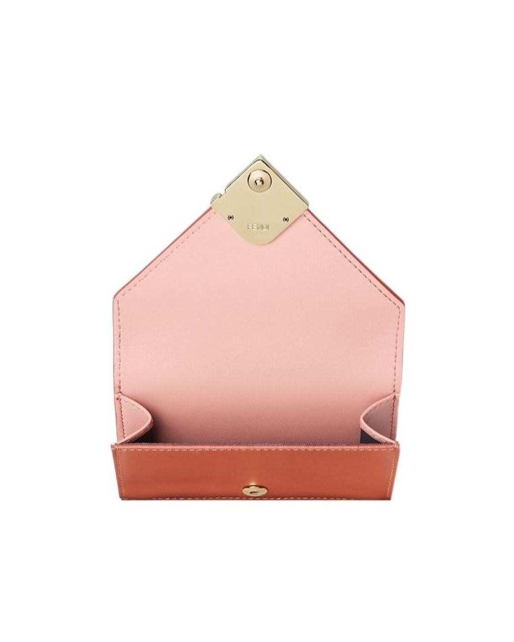 Fendi Pink Ff Diamonds Tri-Fold Wallet