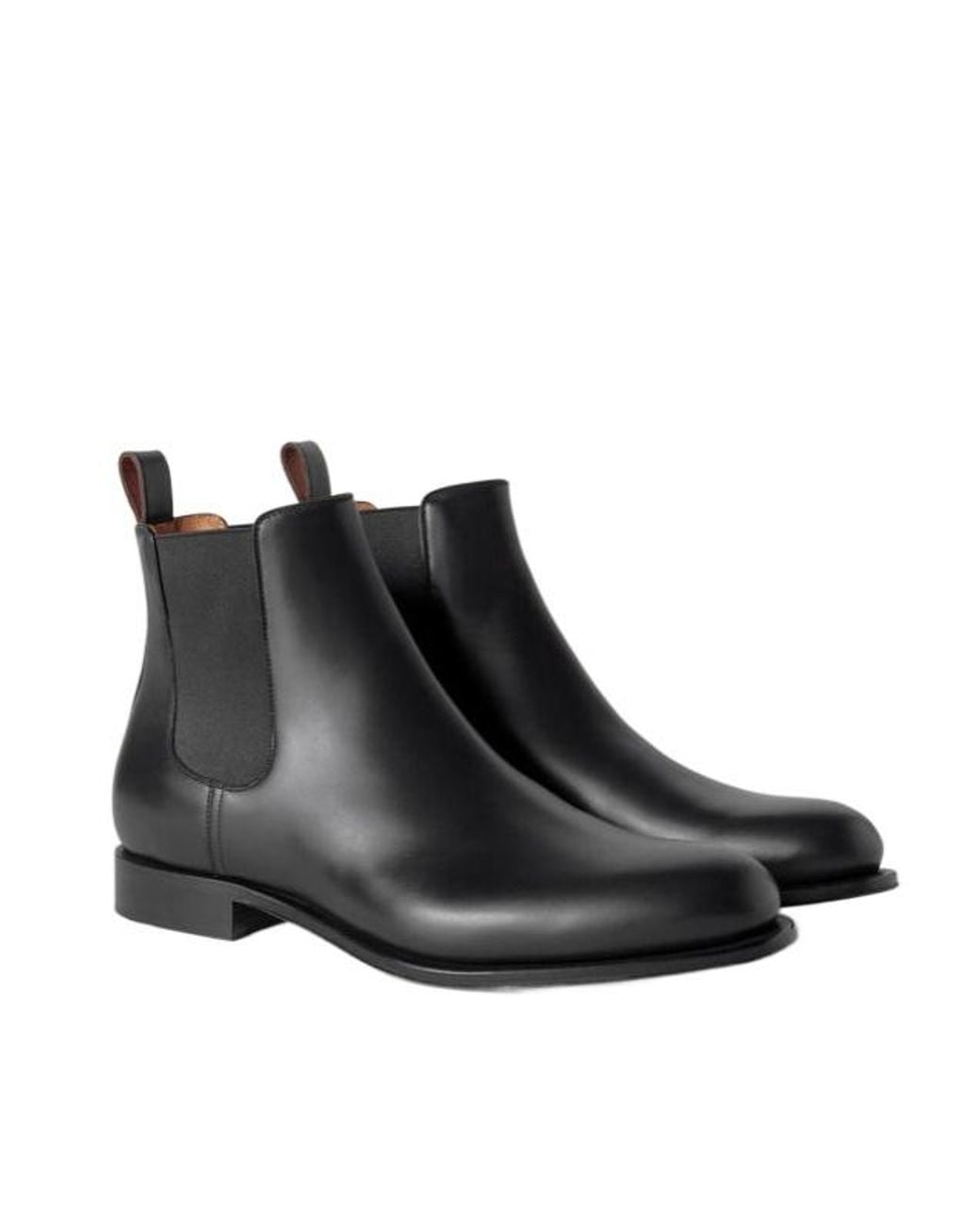 Loro Piana Black Rory Walk Chelsea Boots for men